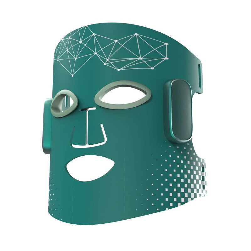 Photon Skin Rejuvenation Instrument Household Mask Beauty Instrument Face Mask Integrated Led Red and Blue Light Big Row Light