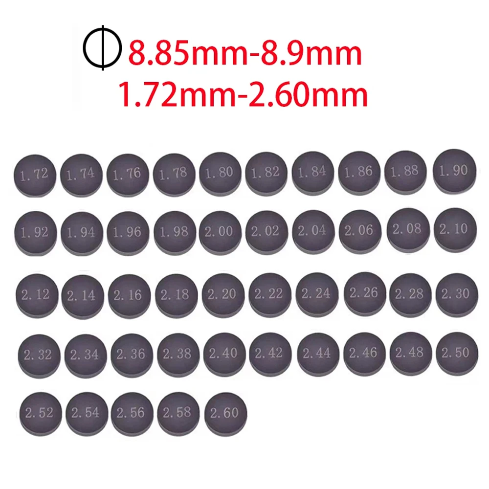 

Dia 8.85mm Thickness 1.72mm - 2.6mm Motorcycle Valve Shim Pad Fit For KTM SX SXF EXC XCF SX-FE XCF-W 250 350 450 505 2005-2014