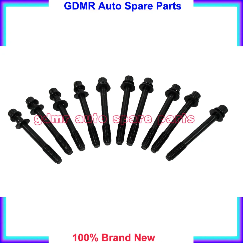 

4G63 cylinder head bolts for Mitsubishi L200 L300 E15 P13 Nimbus Chariot Grandis Expo 1997cc 2.0L 1983-87