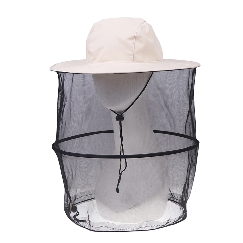 Mosquito Hat With Hidden Net Mesh Repellent Insect Bee Protection Men Women Outdoor Sunscreen Fishing Cap