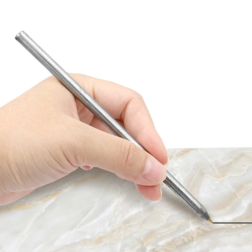 10pcs Carbide Scriber Pens Metal Wood Glass Tile Cutting Marker Pencil Woodworking Hard Metal Lettering Hand Tool