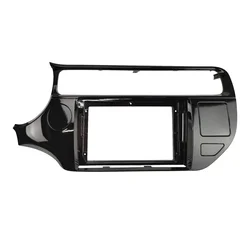 9 Inch 2 Din Android MP5 Fascia Car DVD Frame Audio Fitting Adaptor Dash Trim Kits Facia Panel For KIA RIO 2015-2017 Stereo