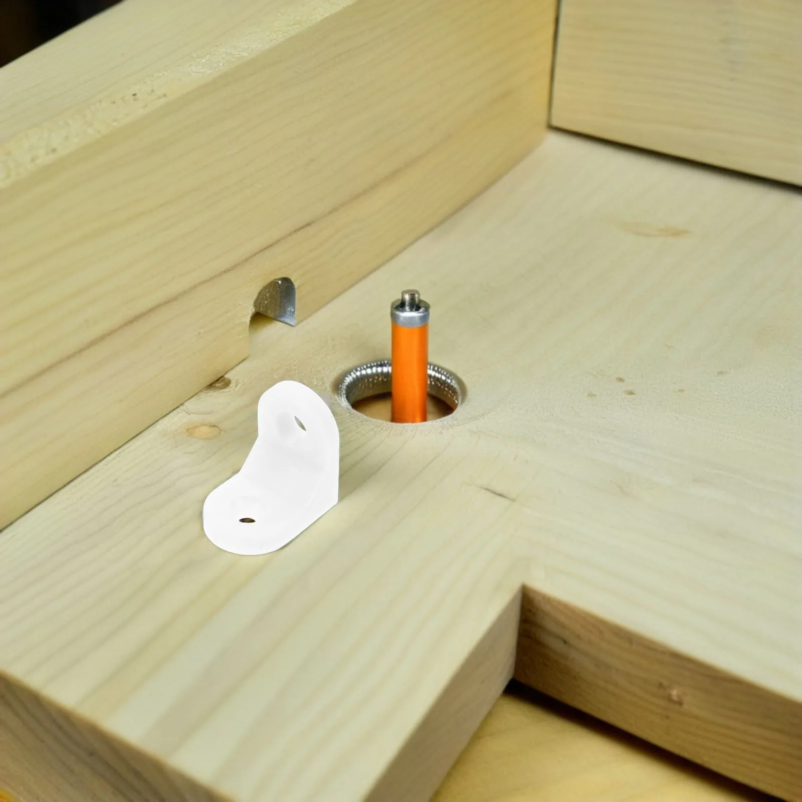 1Set Corner Brackets for Wood Furniture Cabinet Shelf Support L-Shaped Plastic Connectors for Drawer Chair Stand Repair