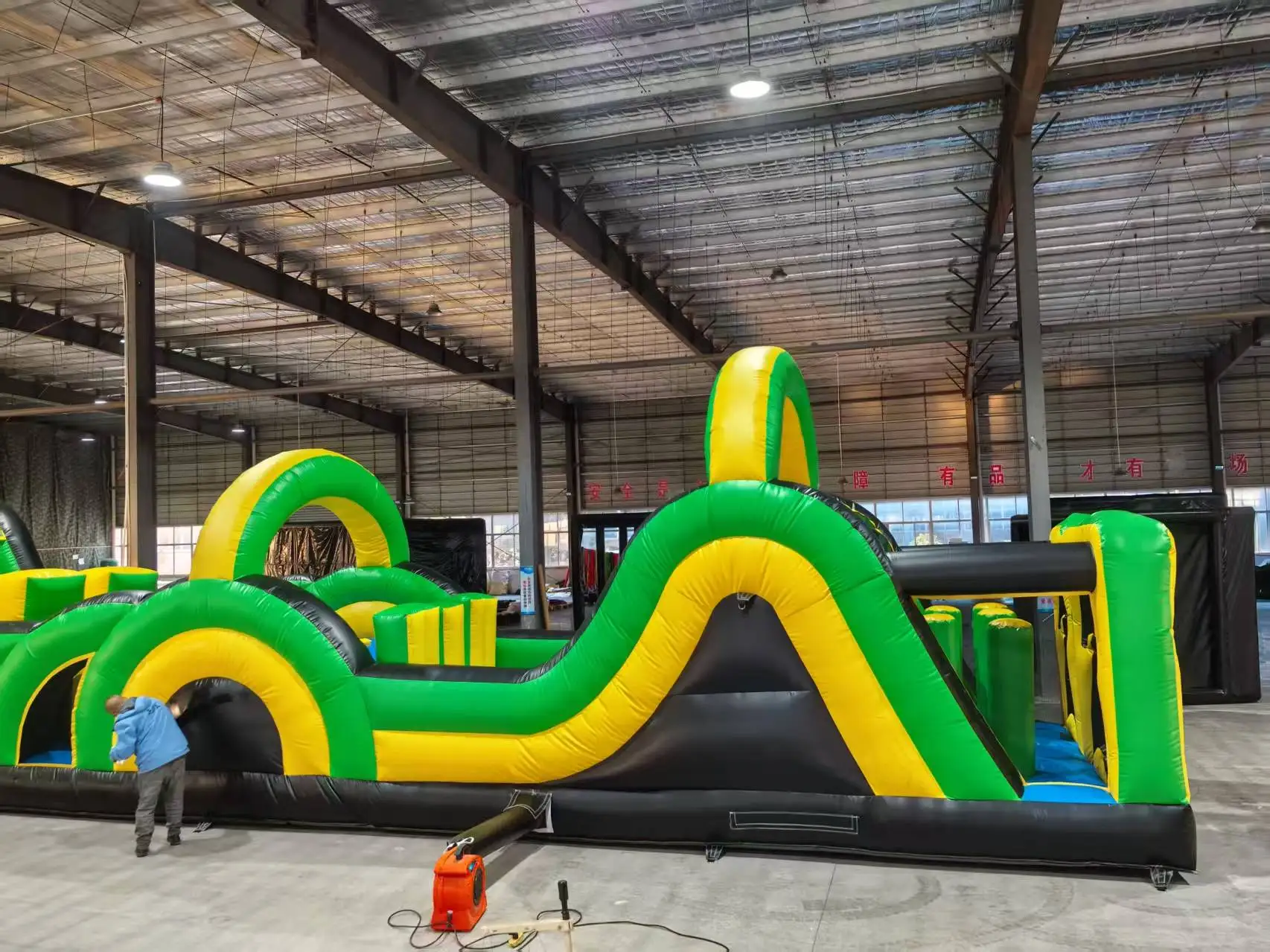 Team Games Cheap Price Outdoor Playground Obstacle Course Bounce House Inflatable 5k Largest Inflatable Fun Fitness