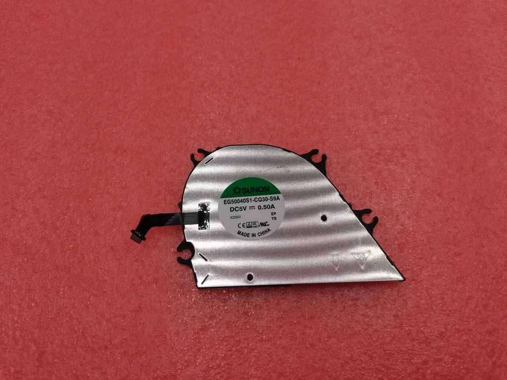 Ventilador de refrigeración de CPU para ordenador portátil EG50040S1-CQ30-S9A DC5V 0.50A 8 pines para HUAWEI MateBook E 2 en 1 DRC-W58 SOL 51690026