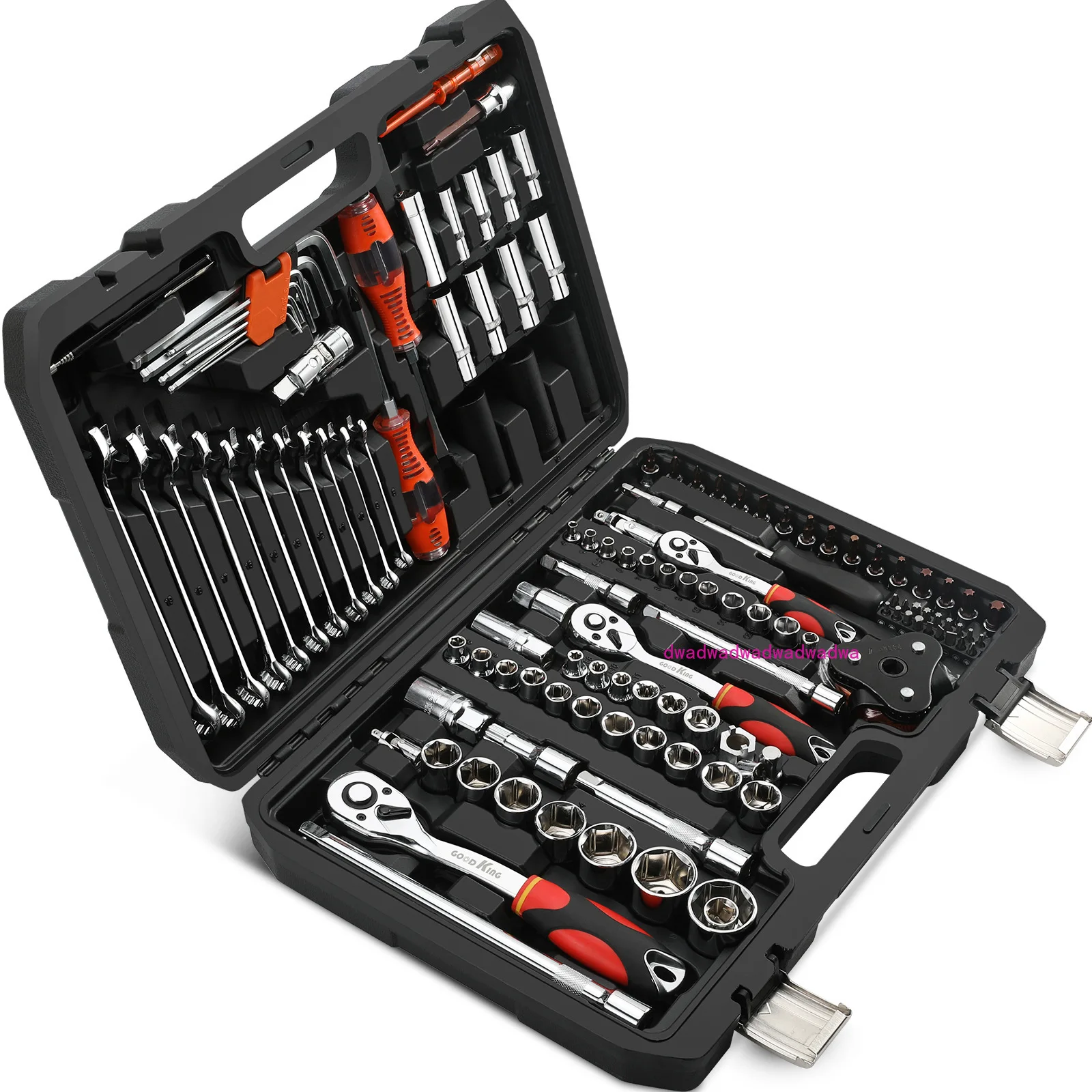 Factory direct sales 126-piece set of high-grade black box 126pcs combination tools