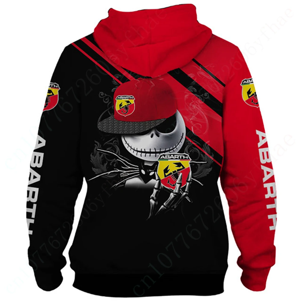 Abarth Essentials-Sweats à capuche décontractés pour hommes et femmes, Anime Zip Hoodies, Top Unisex Clothing, Harajuku 3D Printing Sweatshirt