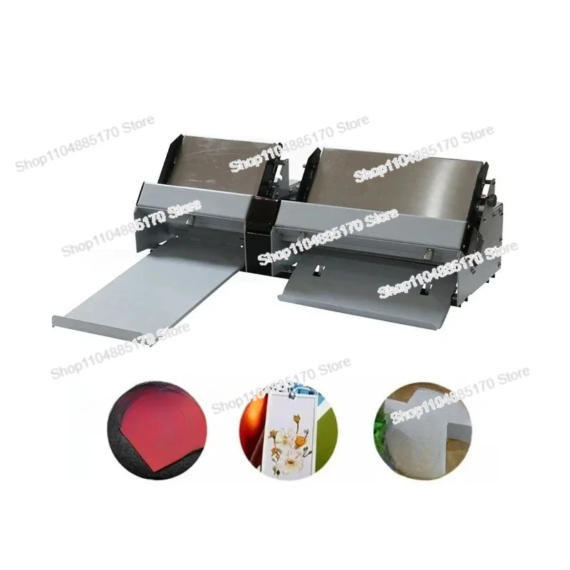 

Electric A3/A4 Automatic Business Card Cutter - Name Card Cut Machine 90x54mm with Blade for Office Use
