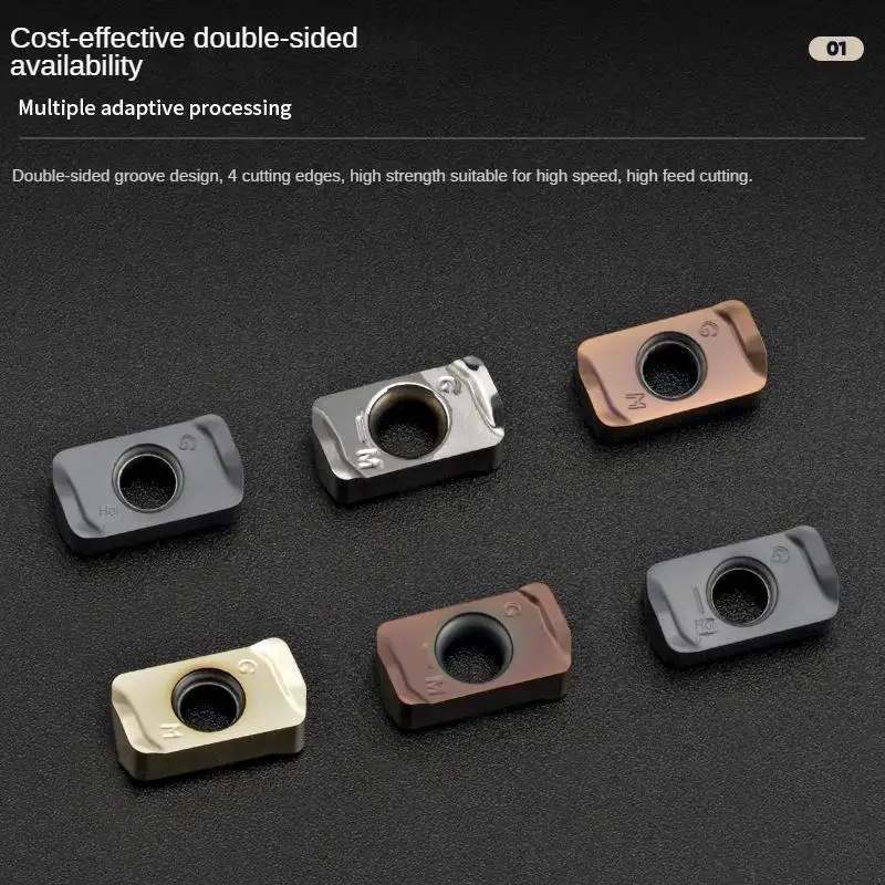 ใบมีดกัดอาหารแบบป้อนเร็วสองด้าน Logu030310 ประสิทธิภาพสูงและความลึกในการตัดขนาดใหญ่