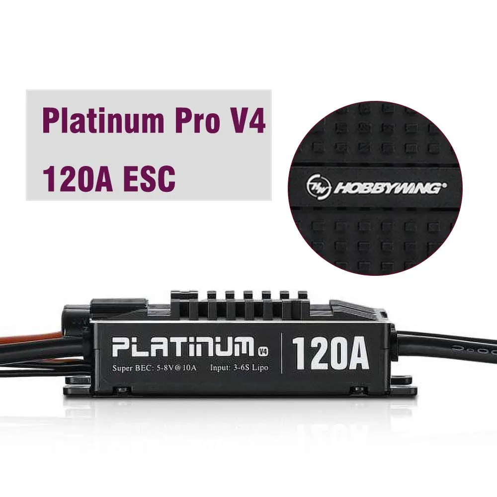 

Новый Hobbywing Platinum V4 120A, бесщеточный ESC/Platinum Pro 3 в 1, многофункциональный ЖК-программный блок для радиоуправляемых игрушек для пожилых людей, аксессуары