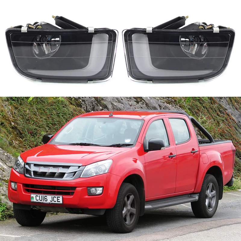 LED DRL Car Daytime Running Light Front Bumper Driving Fog Lamp with Turn Signal Assembly Accessories For Isuzu D-MAX 2014 2015