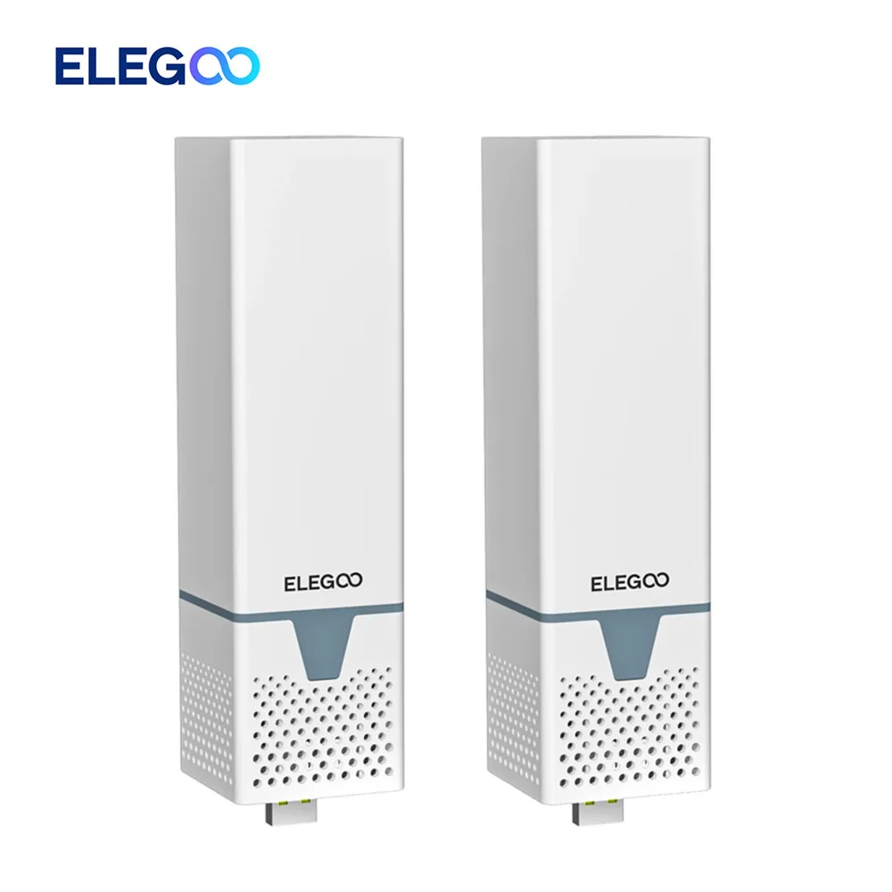 ELEGOO 2pcs USB Air Purifier Set with Built-in Activated Carbon Compatible With Mars 3 Pro, Saturn 2, Jupiter Resin 3D Printer