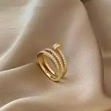 Wholesale jewelry 925 Sterling silver open ring engagement wedding Bridal fashion adjust size