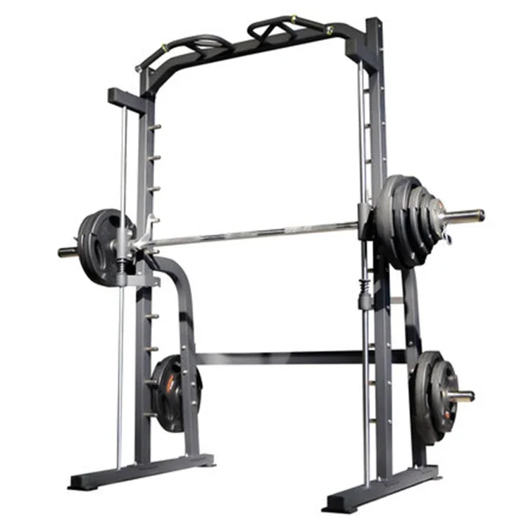 

Wholesale Gym Equipment Body Building Multifunctional Power Cage Squat Rack Smith Machine
