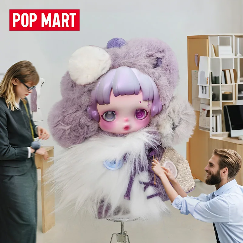 Popmart – boîte mystère originale Skullpanda Sleepless série théâtre, boîte aveugle en peluche en vinyle, pendentif, cadeaux d'halloween pour filles