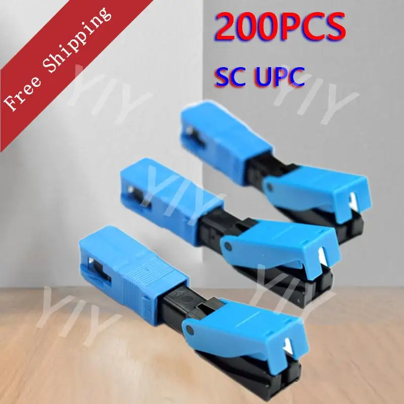 

ESC250P FTTH SC UPC Optical Fibe Quick Connector SC FTTH Fiber Optic Fast Connector Embedded ESC250P SC UPC Cool Fast Connector