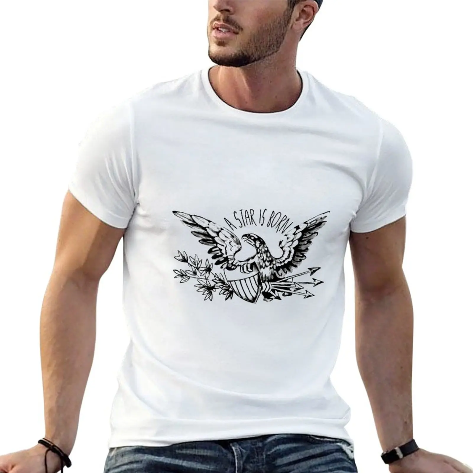 Ally A Star Is Born Lady Gaga Ally Eagle Eagle T-Shirt men t shirt cotton 100% cotton t shirt man man t shirts graphic T-shirt