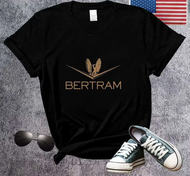 Bertram Yachts Classic Boats Logo T-Shirt