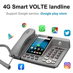 Teléfono Inteligente LTE 4G, dispositivo fijo inalámbrico, Android 8,1, red 4G SIM, videofono global, Universal, WIFI, vídeo para ancianos