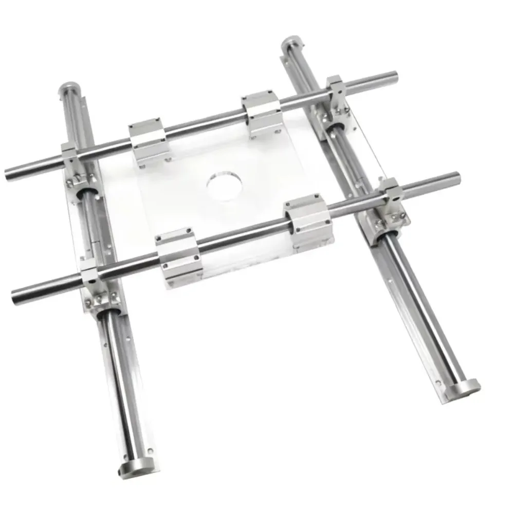 20Mm 3-axis XYZ Table Linear Guide Kit Flat Router Surfacing Fixture Router Sled Linear Guide Kit DIY
