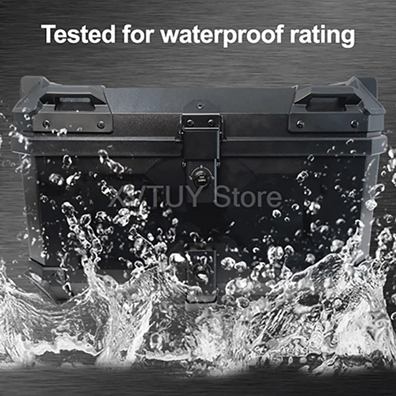 58l à prova dwaterproof água capacete caso de bagagem para bmw universal moto caixa tronco caso superior dos homens equitação viagem armazenamento caixa de ferramentas abs