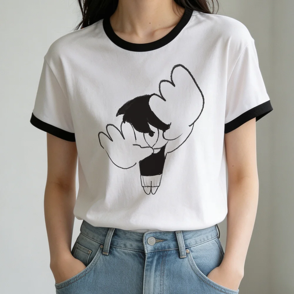 Omori shirt women aesthetic vintage meme 2000s manga t-shirt emo manga alternative