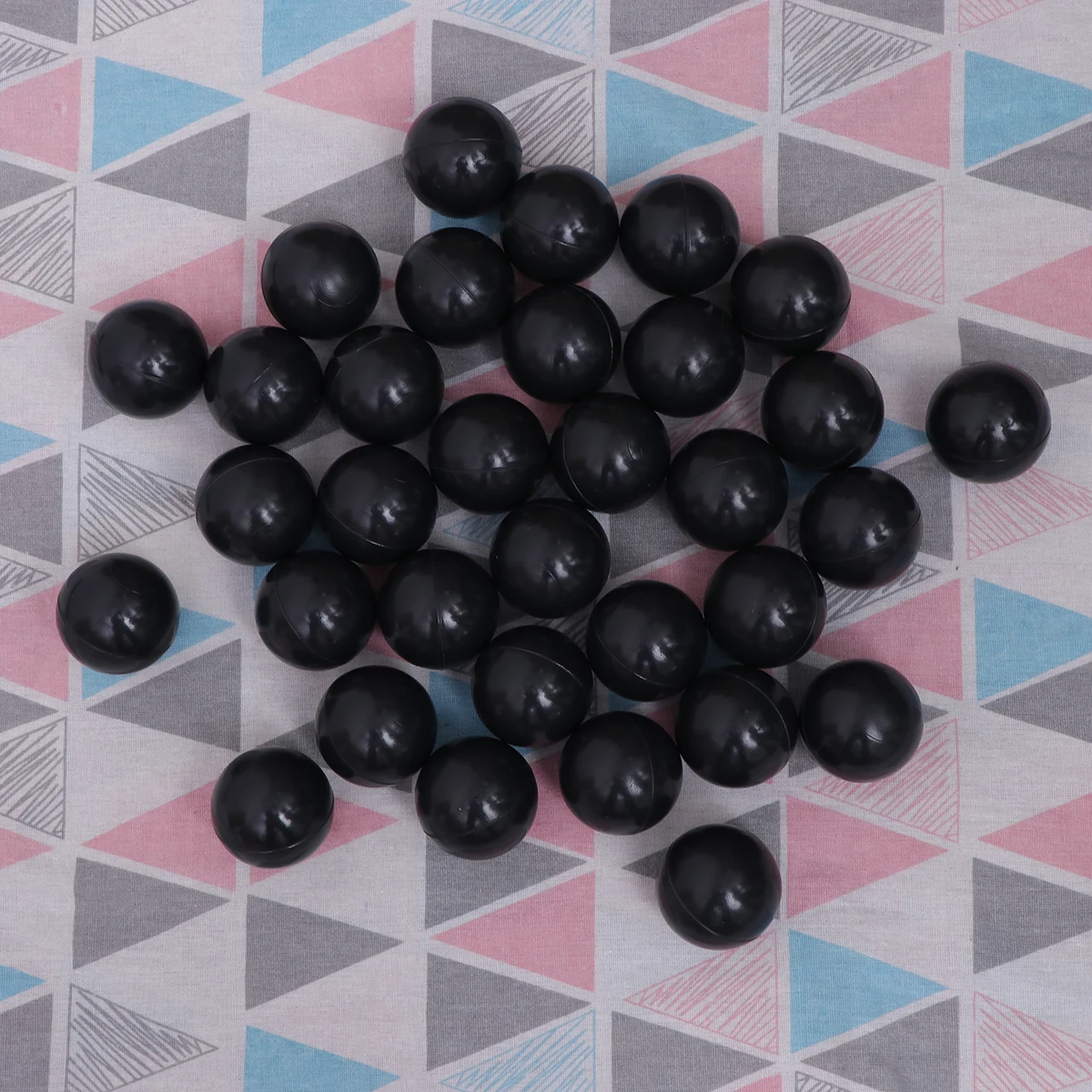 50 PCS 목욕 장난감 플라스틱 공 구덩이 공 식품 등급 어린이 검은 교육 어린이