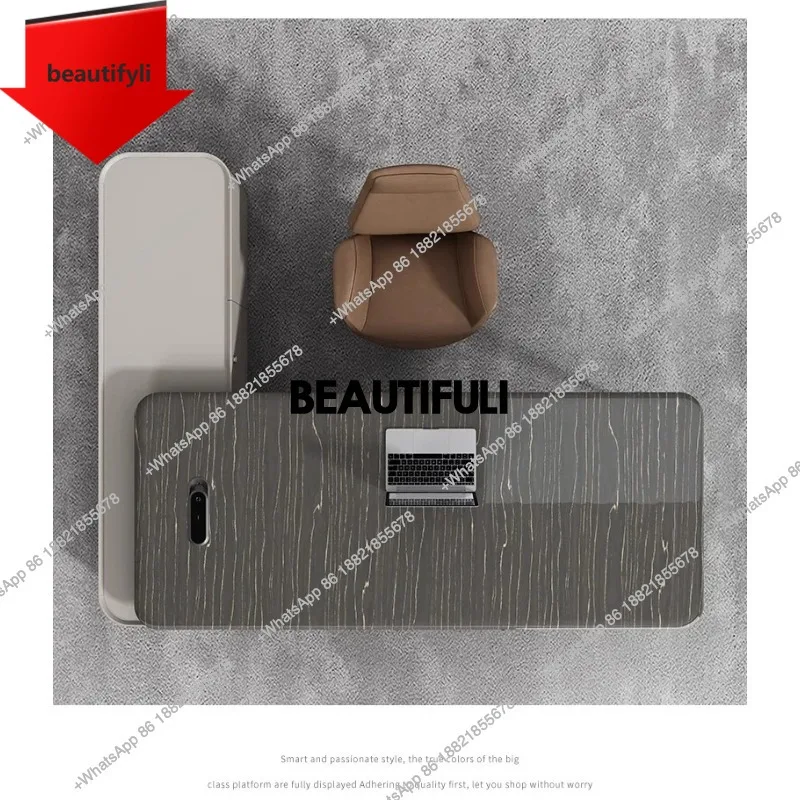 

Office desk and chair combination simple modern office furniture president table high-end class desk boss table