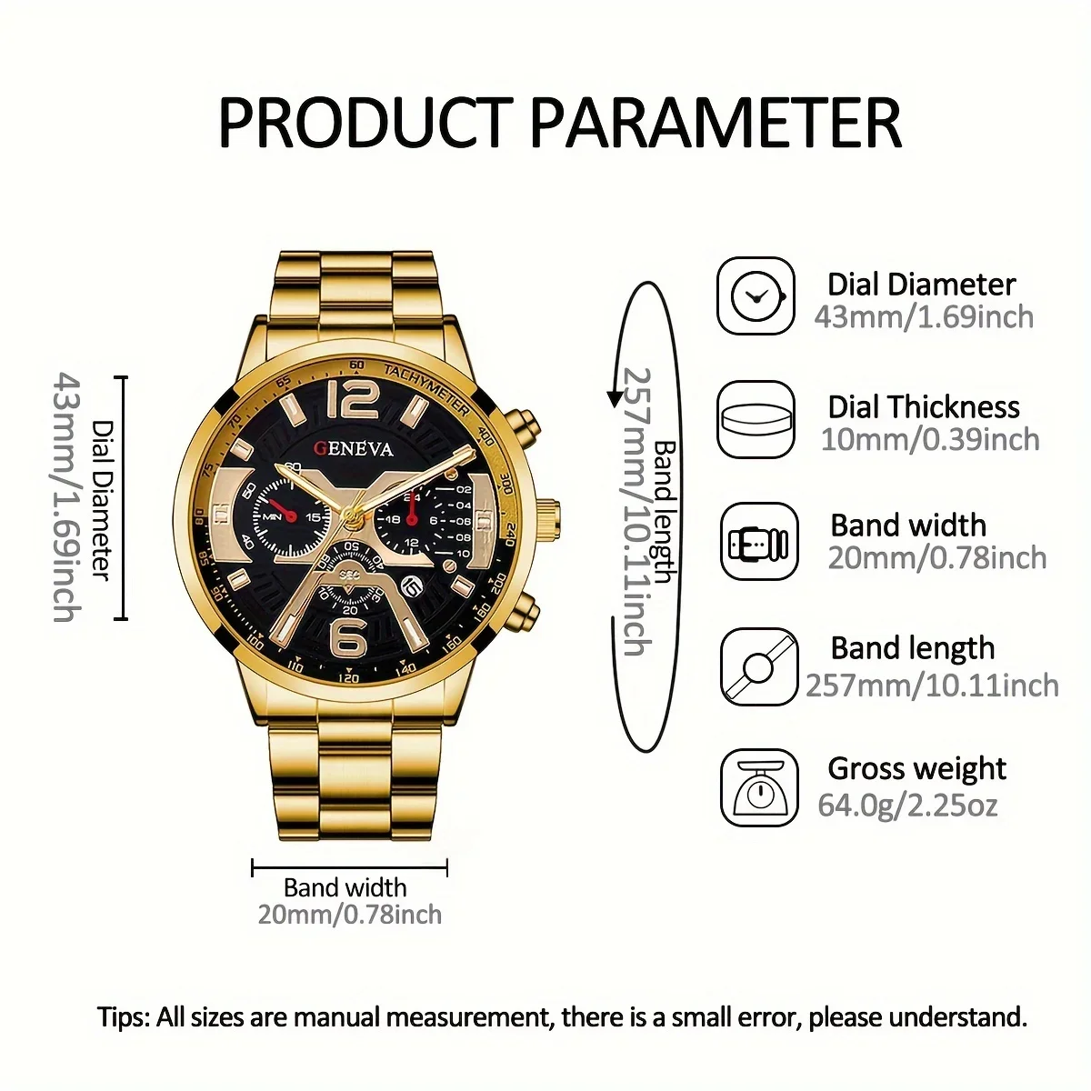 2/3 Stück/Set, goldene Herren-Quarzuhr aus Legierung und 1 Armband/1 Stück & 1 Stück Armband & 1 Stück Halsketten-Set, Geschenkauswahl