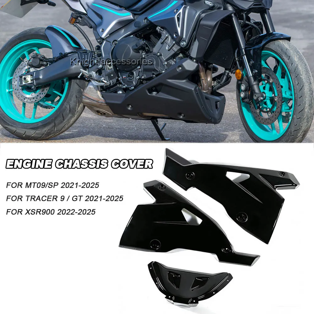 MT09 Lower Fairing Cover Skid Plate Engine Chassis Protective Belly Pan Guard For MT-09 MT 09 SP TRACER 9 GT 2021-2025 XSR900