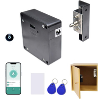 Tuya APP  Smart NFC Electronic Locks for Drawer Hidden Card Lock for Wooden Cabinet Cupboard Pantry Furniture File Drawers Lock