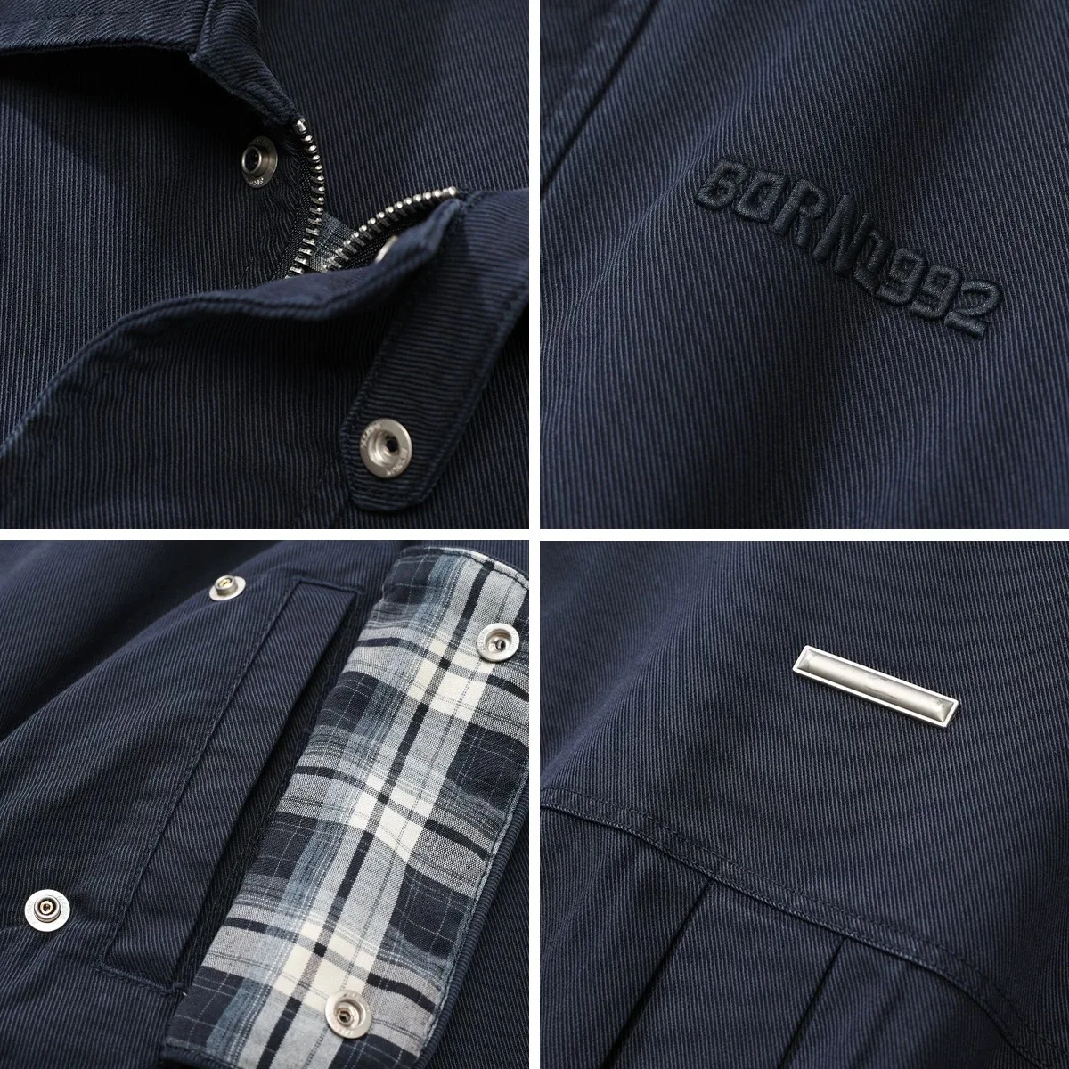 سترة منفوخة قصيرة أمريكية عتيقة للرجال ملابس الشارع الكورية موضة فضفاضة غير رسمية سترة البضائع Cityboy معطف ياباني ملابس خارجية