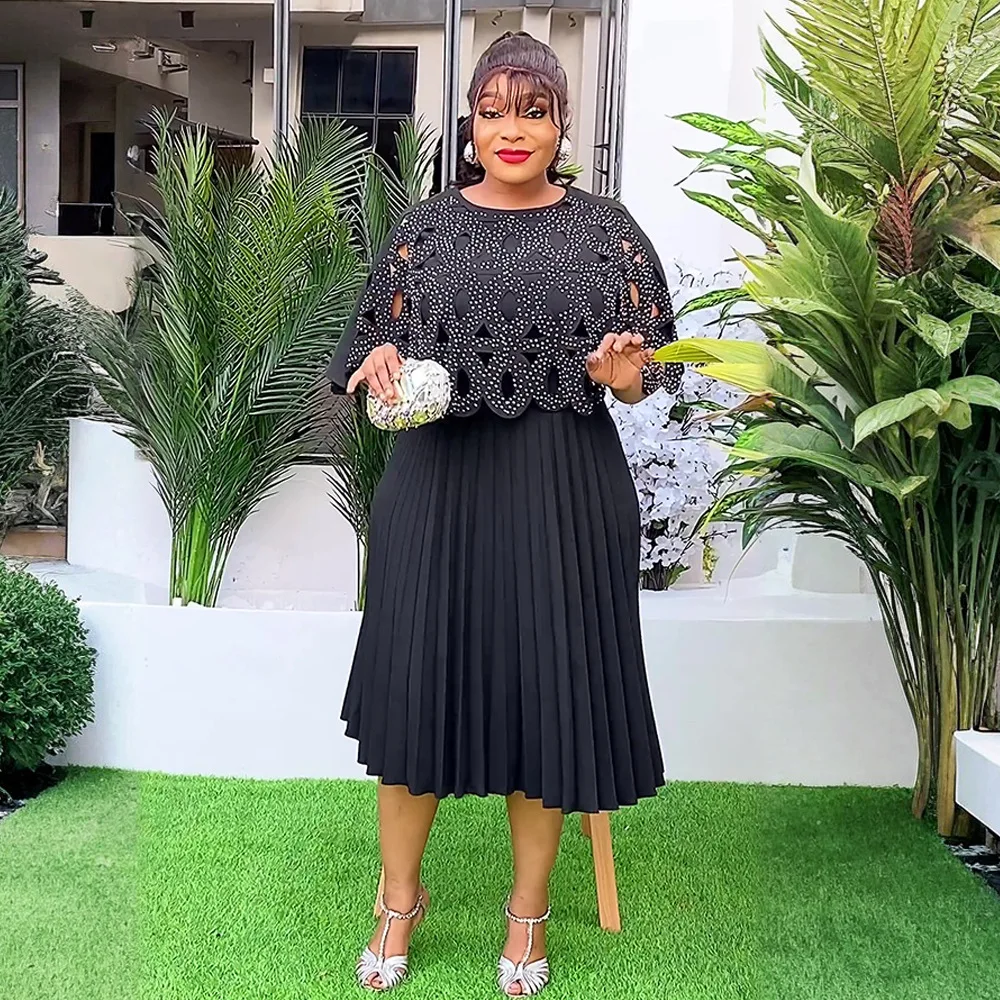 Robes africaines élégantes pour femmes Dashiki Ankara bureau dame tenue Robe grande taille soirée longue Robe 2026 afrique vêtements