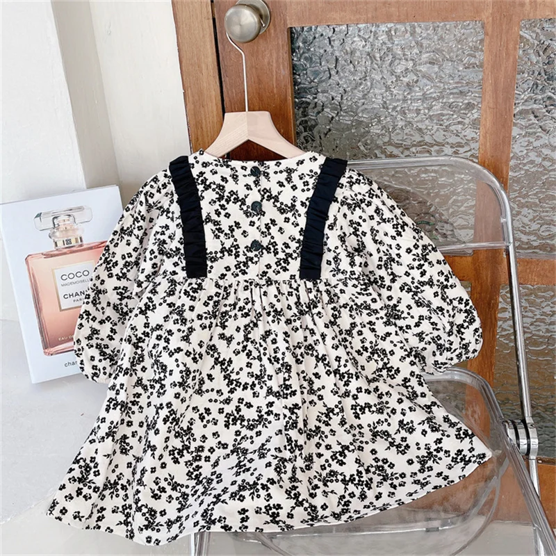 Girl Dress Party Evening Gown Cotton Skirts 2022 Organza Spring Summer Flower Girl Dress Vestido Robe Fille Home Kids Baby Child