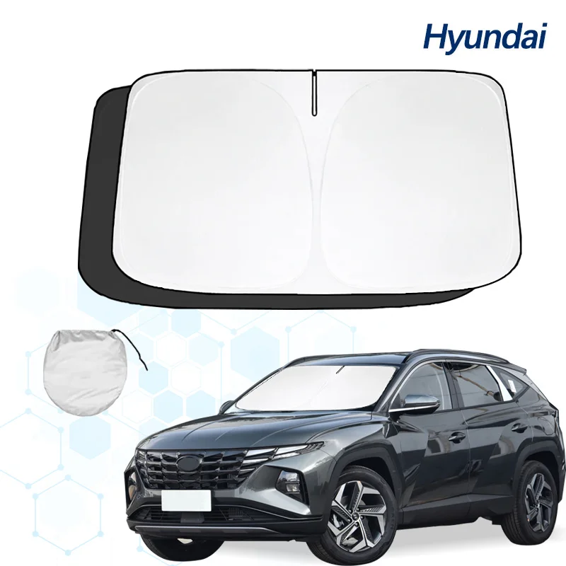 Parabrezza per auto parasole per Hyundai Tucsonl parasole protezione per visiera estiva blocchi pieghevoli accessori per la protezione dai raggi UV