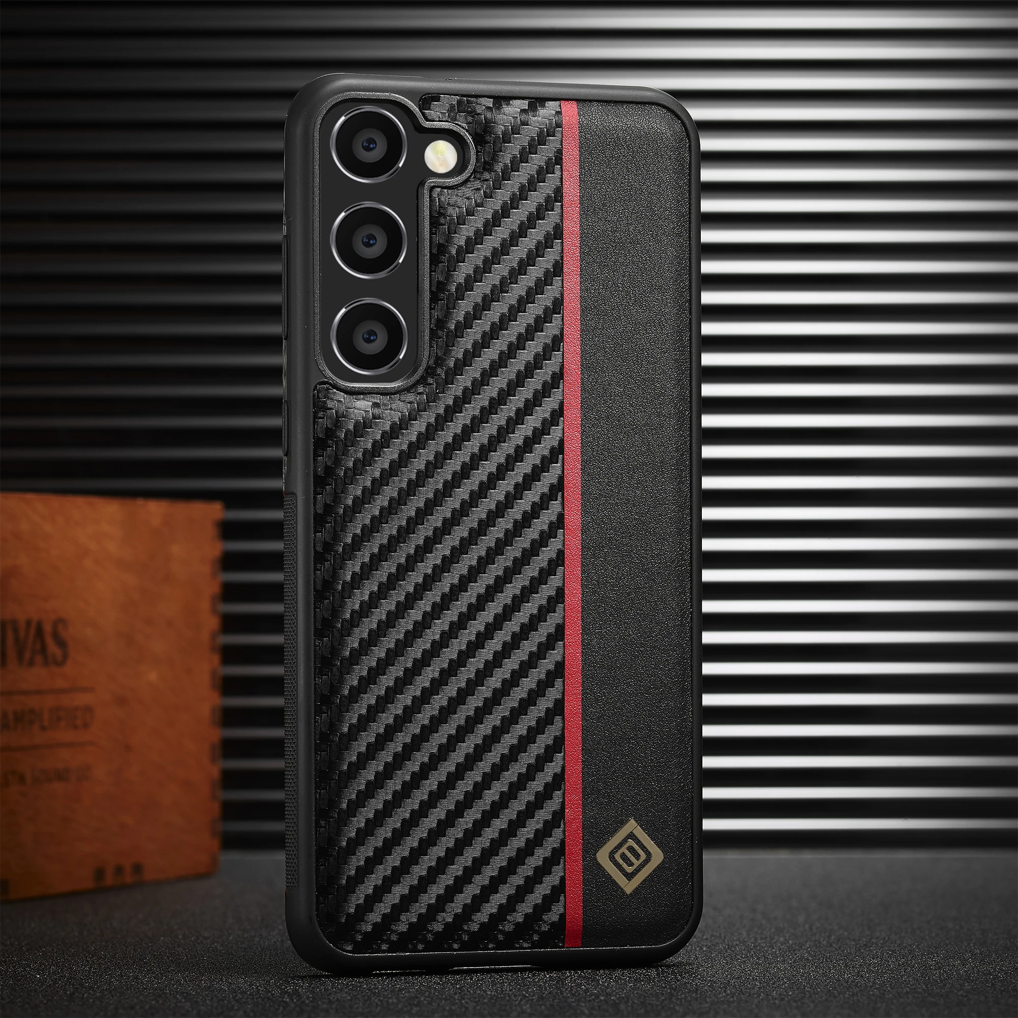 Carbon Fiber Pattern Suitable Phone Case For Samsung Galaxy A12 A13 A14 A22 A23 A24 A32 A33 A34 High Grade Anti Drop Phone Case