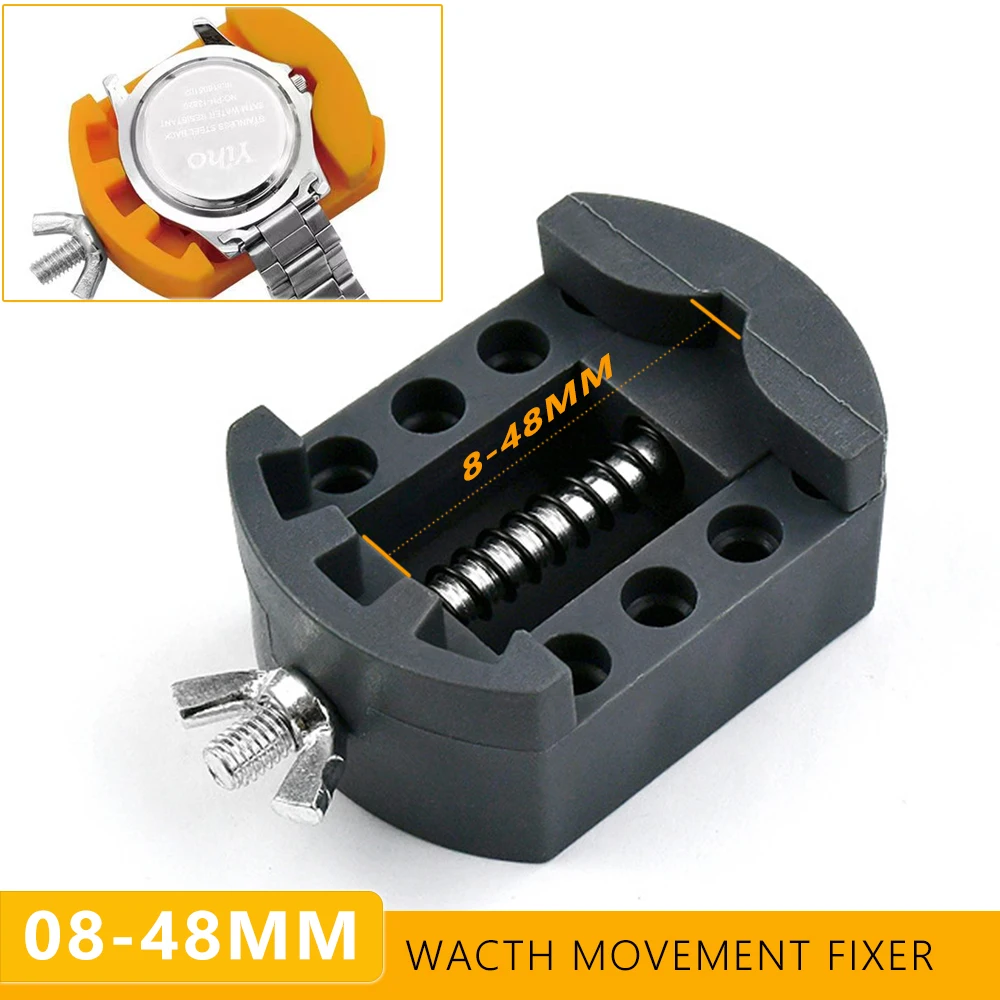 Watch Adjustable Opener Back Case Cover Press Closer Remover Fixing Holder Case Repair Watchmaker Tool movement Dial Fixer