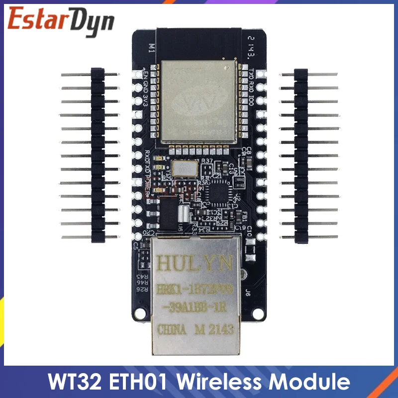 WT32-ETH01 wbudowany Port szeregowy kompatybilny z Bluetooth Ethernet WIFI Combo Gateway MCU ESP32 bezprzewodowy moduł WT32 ETH01