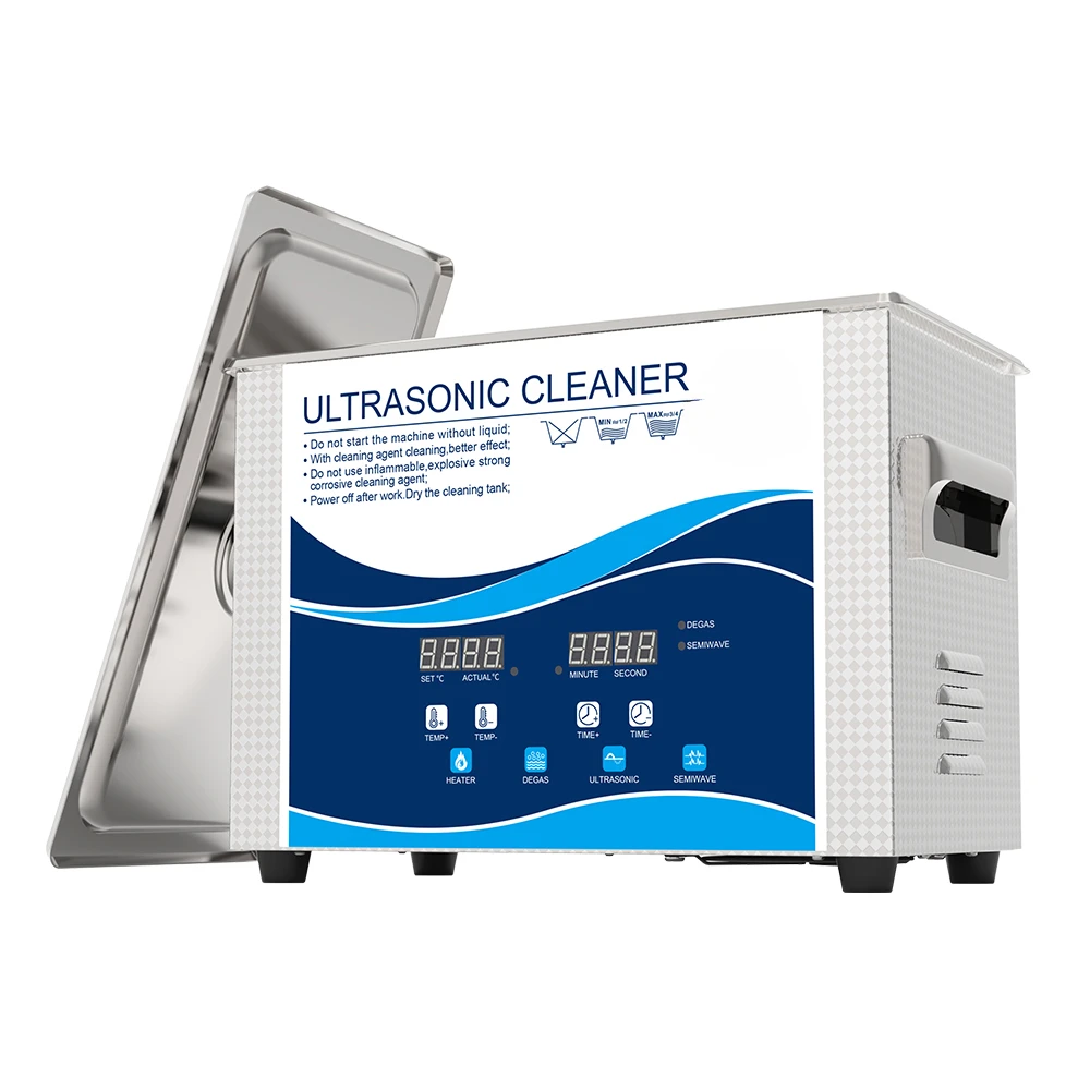 1.3L/2L/3.2L/4.5L/6.5L/10L/15L/22L/30L with digital timer heater adjustable degas semiwave cleaning portable ultrasonic cleaner