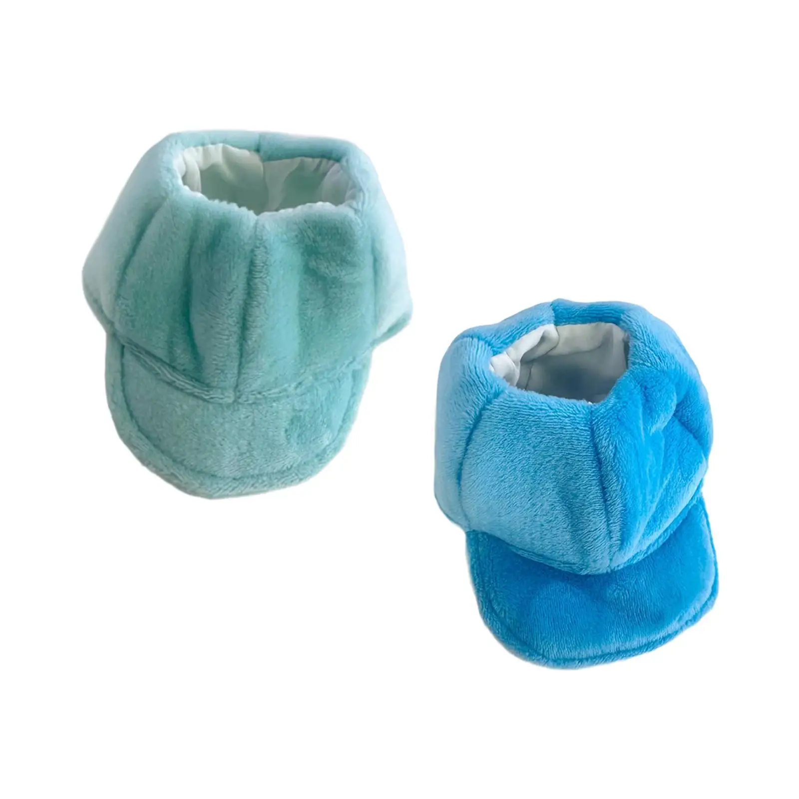 Mini chapéu de boneca de 6 polegadas, chapéu de pelúcia de boneca, elegante, confortável, adorável, acessórios de boneca fofos, vestir-se para idade 5-7 8-10, boneca pendente