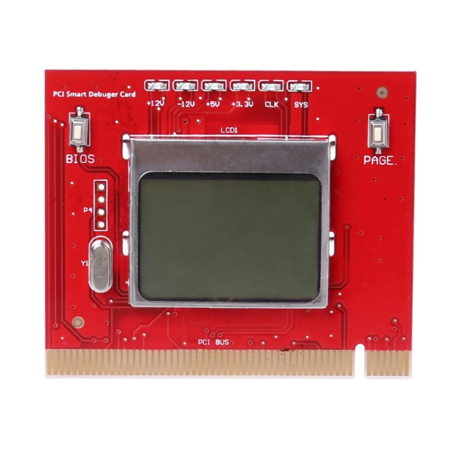 placa mae diagnostico cartao de depuracao placa mae tester debug card tester pc laptop desktop pc lcd pci display analisador do computador 01