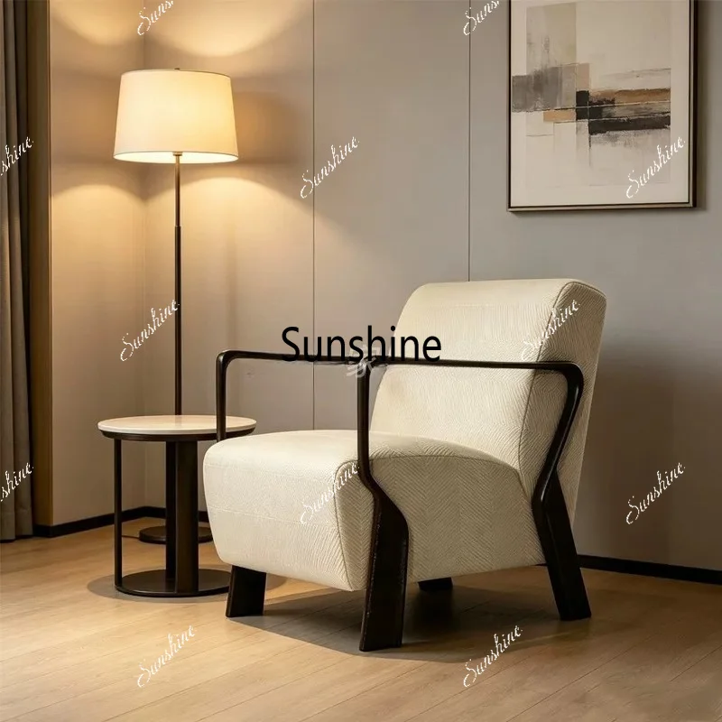 Fabric sofa chair B & B hotel living room balcony armchair reception chair