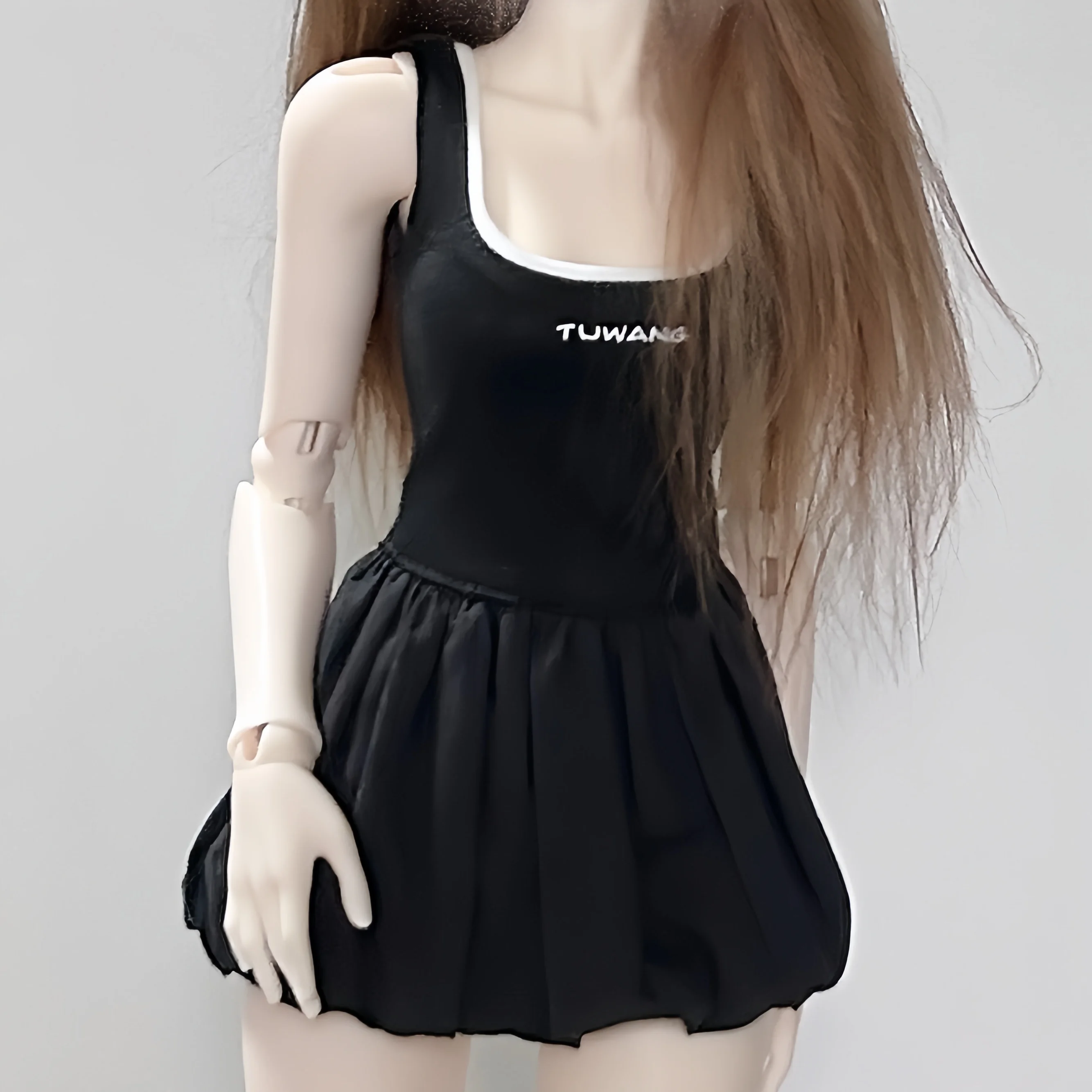 BJD (1/4 BJD 인형 옷) 아기 옷 드레스 스포츠 편지 조끼 꽃 봉오리 스커트