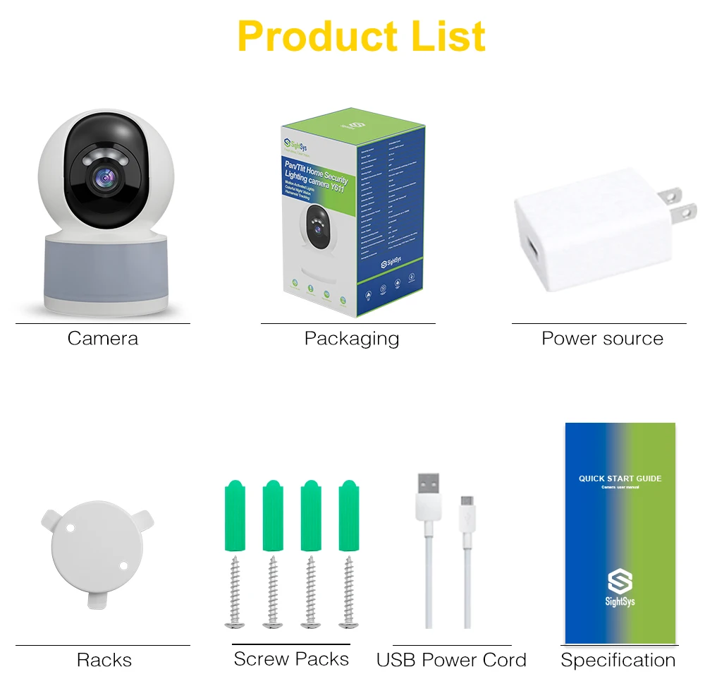 5MP 1944P Carecam APP Wireless PTZ  IP Dome Camera Full Color AI Humanoid Detection Home Security CCTV Baby Monitor