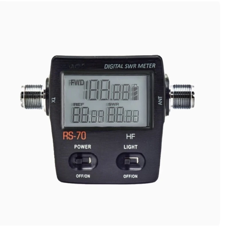 

RS-70 1.6-60MHz 200W Digital SWR & Power Meter 125-525 Mhz UHF/VHF