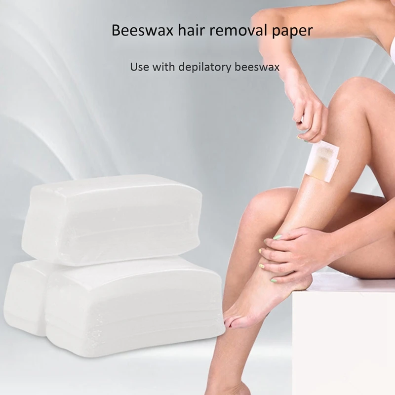 Pop Wax 100 Stks/set Ontharingspapier Niet-Geweven Doek Voor Gezicht Nek Arm Been Body Removal Wax Papier Beauty Tools