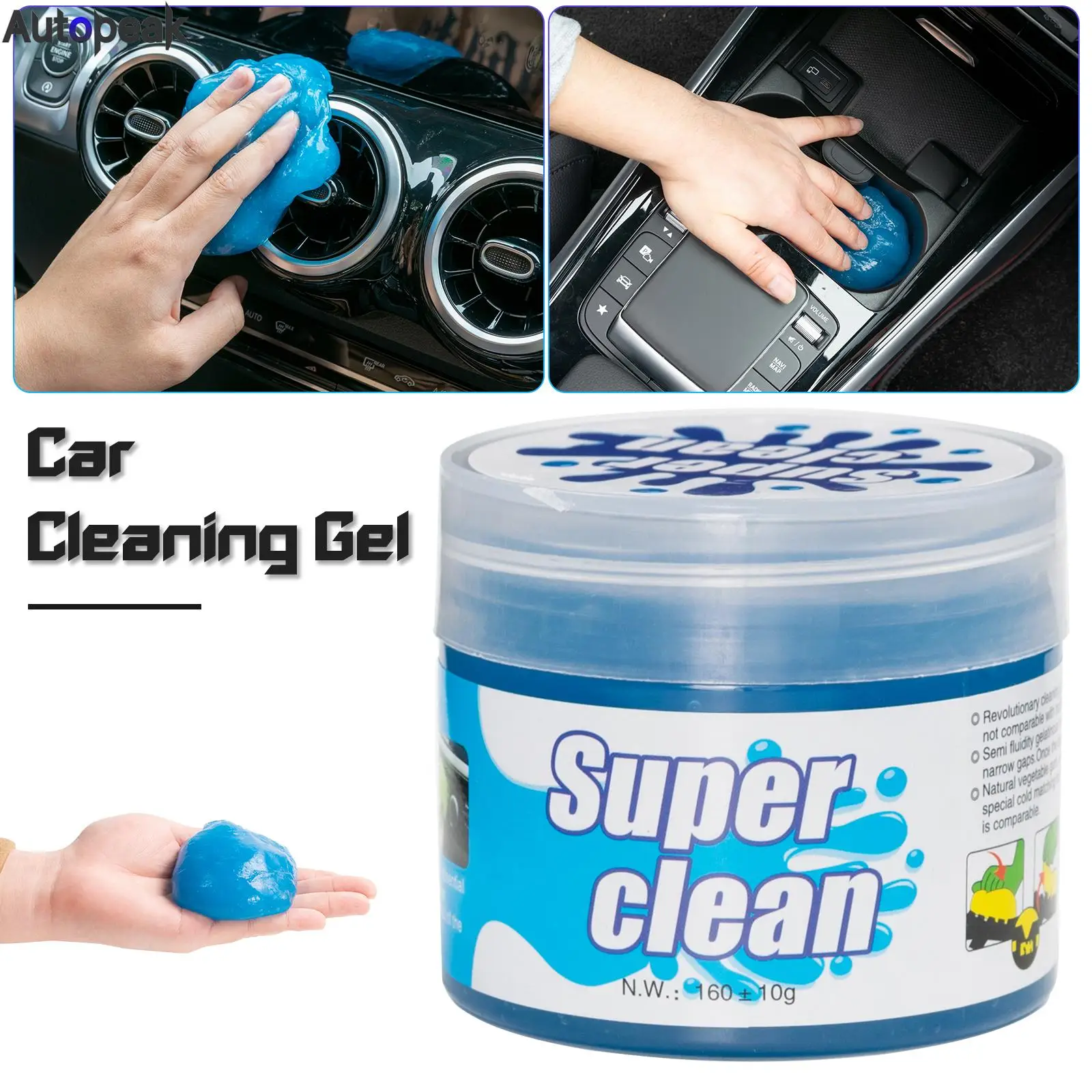 Cleaning Gel Universal Super Cleaner Putty Slime for Car Vent Keyboard Auto Dashboard Dust Dirt Remover PC Phone Laptops Cameras