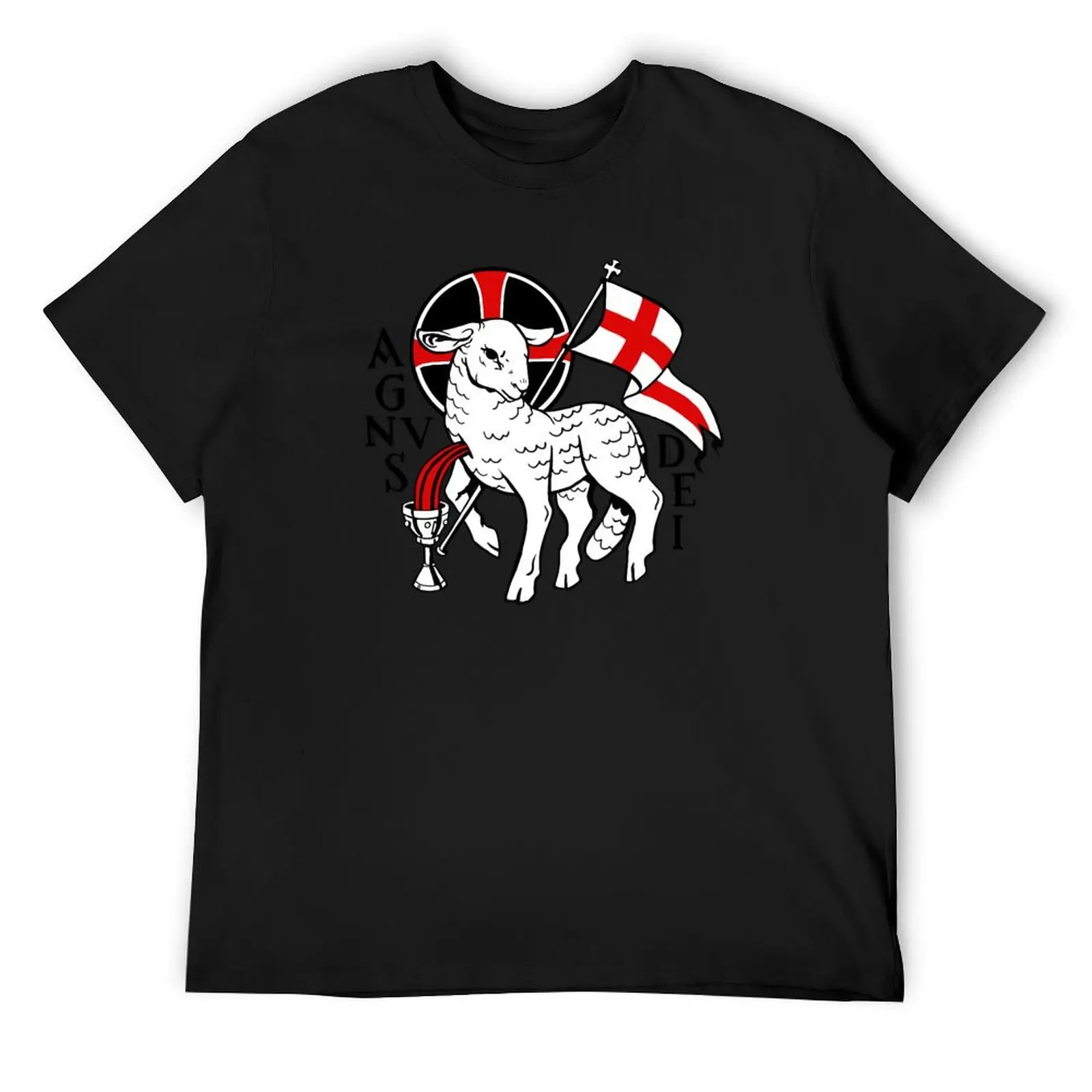 

Agnus Dei - Lamb of God T-Shirt Blouse fashion shirts valentines clothes Men's cotton t-shirt