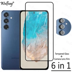 Full Cover Tempered Glass For Samsung Galaxy M35 Screen Protector For Samsung M35 5G Camera Glass For Samsung M35 Glass 6.6 inch