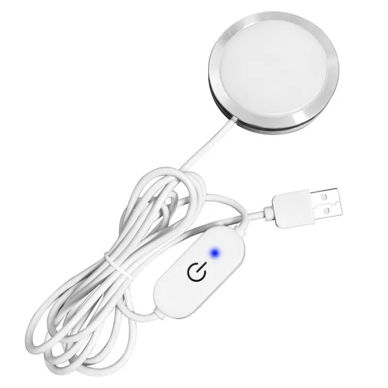 【acessOrios-eletrOnicos】kit-de-luz-led-dimerizavel-5v-alimentado-por-usb-001-plug-in-Unico-para-armario-lampada-led-para-impressora-3d-diy